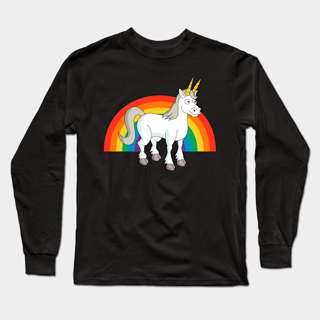 Two-nicorn Long Sleeve T-Shirt by Teesbyhugo